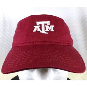 Texas A&M Class Of 64 Maroon Visor Hat Adjustable Strap Retro Style